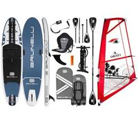 BRUNELLI 10.8 Windsurf Woven - Tabla de surf hinchable de doble capa, 4,5 m²
