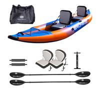 BRUNELLI 2 Personas Kajak Set Hinchable Drop-Stitch Canoa Kayak Viaje Paddelboot
