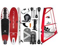 BRUNELLI Tabla De Windsurf 10.8 iSUP Stand Up Paddle Checker Rigg 4,5qm