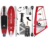 BRUNELLI Windsurf - Tabla de surf hinchable de doble capa (10,8 unidades, 4,5 m²)