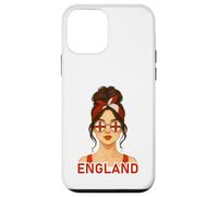 Brunette English Girl England Flag English Girlfriend Wife Carcasa para iPhone 12 mini