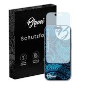 Bruni Película Protectora compatible con Apple iPhone 17 Protector Película, claro Lámina Protectora (2X)