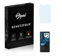 Bruni Película Protectora compatible con Blackberry Key2 Protector Película, claro Lámina Protectora (2X)