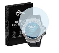 Bruni Película Protectora compatible con Casio GST-B100 Protector Película, claro Lámina Protectora (2X)