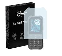 Bruni Película Protectora compatible con Hammer H 6 LTE Protector Película, claro Lámina Protectora (2X)