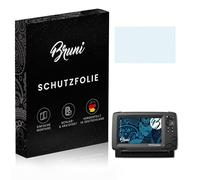 Bruni Película Protectora compatible con Lowrance Hook Reveal 7 Protector Película, claro Lámina Protectora (2X)