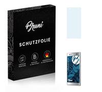 Bruni Película Protectora compatible con Sony Xperia XA2 Ultra Protector Película, claro Lámina Protectora (2X)
