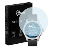 Bruni Película Protectora compatible con Withings ScanWatch 2 42 mm Protector Película, claro Lámina Protectora (2X)