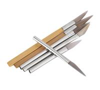 Bruñidores de ágata, Bruñidor de ágata con Filo de Cuchillo, Juego de Bruñidor de ágata con Filo, Herramientas de Pulido Artesanal, Tallado de Metales Preciosos con de Hierro de