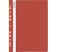 Brunnen 102015220 File Folder A4 Perforated Office to Go Transparent Cover Red