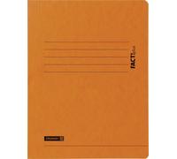 Brunnen 102015340 Factplus - Carpeta (A4, cartón, 320 g/m²), color naranja