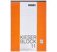 BRUNNEN 1026366221 - Bloc de dibujo (10 unidades, A4, madera DM, 25 hojas), color transparente