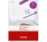 Brunnen 1032105 - Papel carbón A4, 100 hojas / 200 páginas, 30 g/m², color blanco