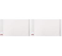 Brunnen 104024003 - Funda para libro (24 cm de altura, 44,5 x 24 cm, con protección de bordes), transparente (Paquete de 2)