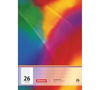 Brunnen - 104432602 Cuaderno escolar A4 5 mm cuadriculado con margen, 32 hojas, estilo de línea 26)