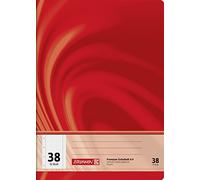 Brunnen 104473802 Vivendi - Cuaderno A4 (16 hojas, cuadriculado de 5 mm, con margen, línea 38)