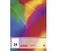Brunnen 104492402 - Cuaderno (A4, 16 hojas, en blanco, con margen, línea 24)