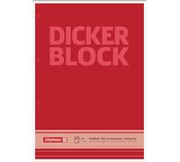 Brunnen 1052787 - Bloc de notas (A4, a rayas, 100 hojas, 60 g/m², 4 agujeros)