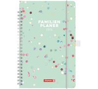 BRUNNEN 1070290016 | Buchkalender Familienplaner 2026 "Confetti" | A5, Papier