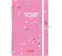 BRUNNEN 1070290017 Buchkalender Familienplaner 2027 "Confetti" A5, Papier