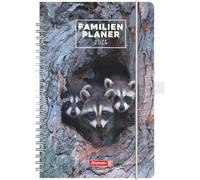 BRUNNEN 1070290026 | Buchkalender Familienplaner 2026 "Animal" | A5, Papier