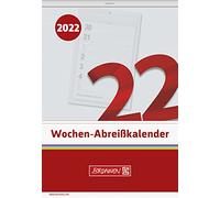 Brunnen 1070325002 - Agenda semanal nº 25, 1 página = 1 semana, 105 x 150 mm, calendario 2022