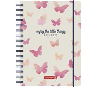 "BRUNNEN 1072055042 Tageskalender/Schülerkalender 2021/2022""Butterfly"""