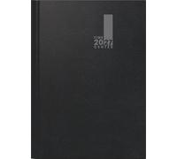 BRUNNEN 1072440907 Buchkalender Premium TimeCenter Mod. 724 2027 A4, Kunststoff, schwarz