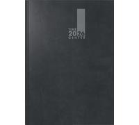 BRUNNEN 1072520906 | Buchkalender TimeCenter Mod. 725 2026 | A5, Kunststoff, schwarz