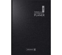 BRUNNEN 1075960901 - Agenda semanal, planificador de clases y citas 2020/2021, 2 páginas = 1 semana, formato A5: 17 x 24 cm, tapa Baladek, color negro