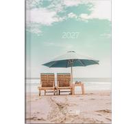 BRUNNEN 1079615027 Buchkalender Mod. 796 2027 "Sunbeds" A5, Papier