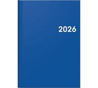 BRUNNEN 1079661036 | Buchkalender Mod. 796 2026 | A5, Kunststoff, blau
