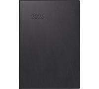 BRUNNEN Agenda de bolsillo, modelo 723 '26, A7, plástico, color negro