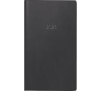 BRUNNEN Agenda de bolsillo, modelo 740 2026, A6, plástico, color negro