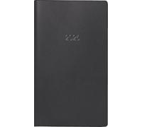 BRUNNEN Agenda de bolsillo, modelo 746 2026, A6, plástico, color negro