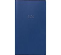 BRUNNEN Agenda de bolsillo, modelo 755 2026, A6 horizontal, plástico, azul oscuro