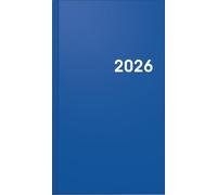BRUNNEN Agenda de bolsillo, modelo 756 2026, A6, plástico, azul