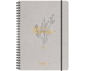 BRUNNEN Agenda Escolar 2025/2026 Botanical | A5, cartón