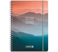 BRUNNEN Agenda Escolar 2025/2026 "Misty Sunset", A5, plástico