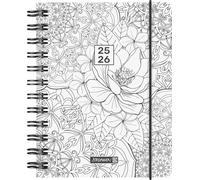 BRUNNEN Agenda Escolar 2025/2026 "ZENart" | A6, plástico