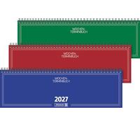 BRUNNEN Agenda horizontal Mod. 774 2027 | 326 × 102 mm, cartón, surtidos