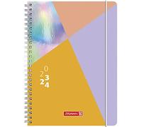 BRUNNEN Agenda semanal Intoxicate 2023/2024, A5, multicolor, 2 páginas = 1 semana