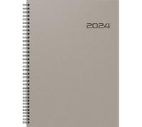 BRUNNEN Agenda semanal modelo 781 2024, 2 páginas = 1 semana A4, transparente