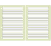 BRUNNEN Bloc escolar A4 Lineatur 01 1ª clase, con líneas de contraste, 50 hojas premium (Paquete de 2)