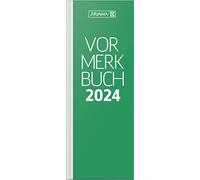 BRUNNEN Calendario diario modelo 785 2024 1 página = 1 día tamaño de la hoja 10,8 x 29,7 cm, verde