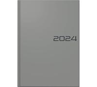 BRUNNEN Calendario diario modelo 795 2024 1 página = 1 día tamaño de la hoja 14,5 x 20,6 cm, gris