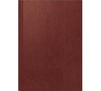 BRUNNEN Calendario libro Mod. 795 2026 | A5, plástico, color burdeos