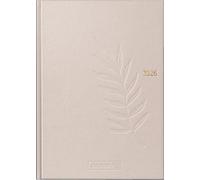 BRUNNEN Calendario libro Mod. 798 2026 | A5, cartón, cáñamo