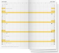 BRUNNEN Calendario mensual de repuesto Mod. 746 2026 | 87 × 153 mm