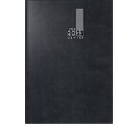 Brunnen Calendario mensual TimeCenter modelo 726 2023 A5 negro: 2 páginas = 1 mes